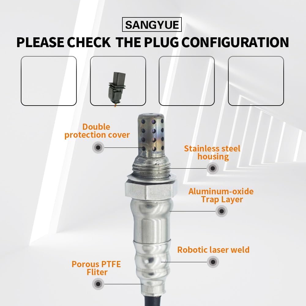 

Upstream Oxygen O2 Sensor 1 for 2005-2012 Porsche Boxster; 2007-2012 Cayman; 2008-2014 Cayenne