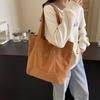 Stylish Unisex Retro Canvas Tote Bag Large Capacity Chic Shoulder Bag For School Or Commute