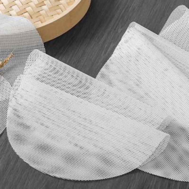 Steamer Basket Liners Non-stick Steam Paper for Steamer Washable Oven Accessories Kitchen Cookware Baking Parchment for Baking