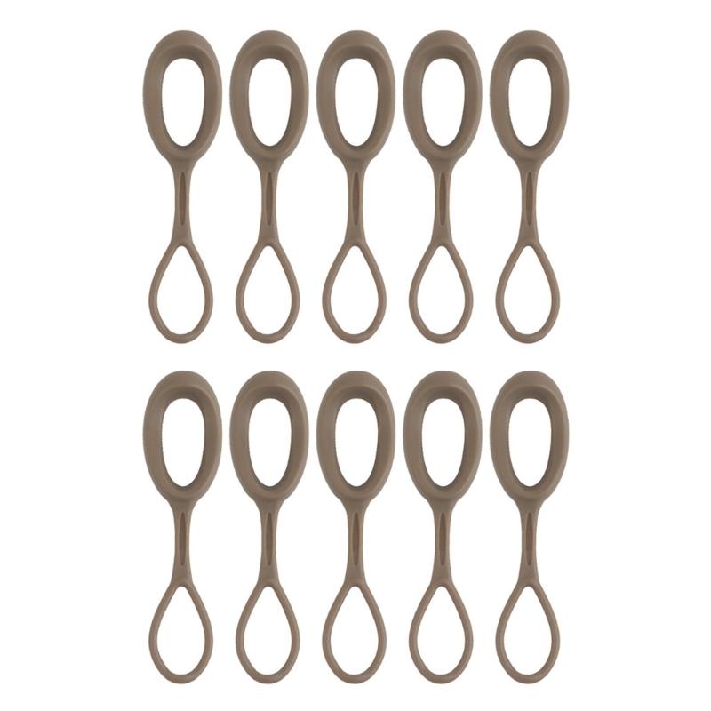 10 Pieces/Set Zips Pull Strap Zippers Pullers Replacement Cord Extension Zippers Tabs for Bag Purse Handbag Replacement