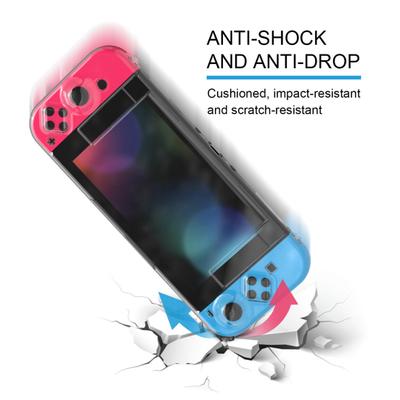 Klare Schutzhülle Vollständige Schutzabdeckung Stoßfest Kratzfest Einfache Steckbasis für Nintendo Switch