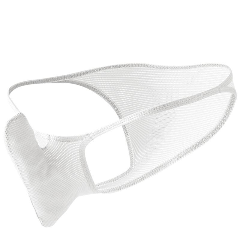Men Spring and Summer Sexy Ice Silk Low Waist Triangle Briefs