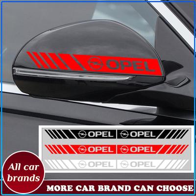2PCS Décoration de rétroviseur de voiture Autocollants Emblèmes 3D Pour crosa d astra h insignia astra j zafira b mokkaastra vivaro astra g