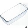 Form til ovn Ô Cuisine Rektangulær 29 x 12 x 8 cm Gjennomsiktig (6 Enheter)