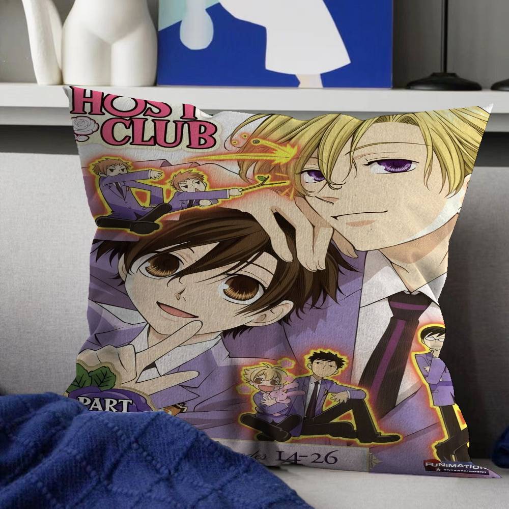 Anime Ouran High School Host Club Maple Design Cushion Cover Happy Autumn Harvest decor Holiday Decorati Pillow Cover