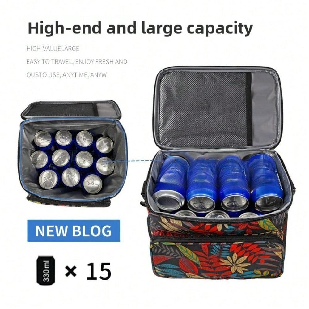 New Thermal Insulation Bag, Portable Oxford Cloth Thermal Insulation and Cold Ice Bag, Outdoor Camping Picnic Bento Bag