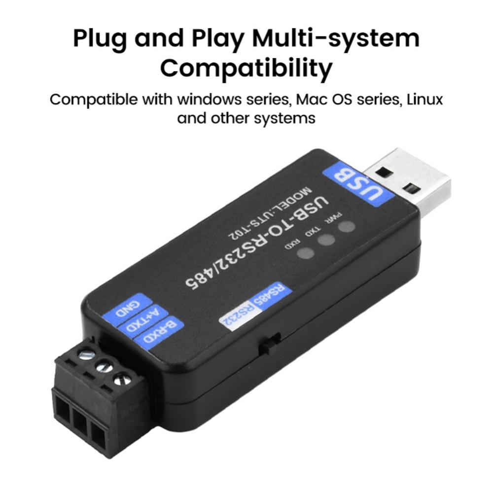 USB To RS485/RS232 Communication Module, Bidirectional Half-duplex Serial Port Converter, USB Connector