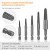 Easy Out Broken Damaged Screw Extractor Upgraded Metal Drill Bit Guide Removal Spiral Stripped Bolt Remover Set Power Tool
