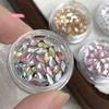 30Pcs Irregular-Shaped Drill Nail Art Rhinestones 3D Crystal Pearl Stones for DIY Manicure Decorations Accessories
