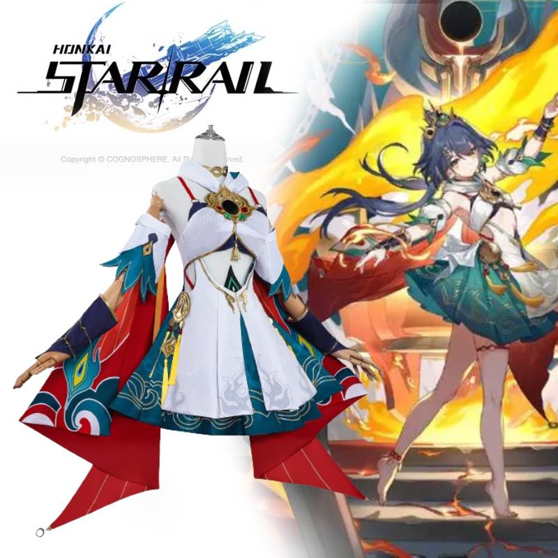 Rail Star Honkai Yunli Cosplay Costume Game Character Hallowmas Fashion Party