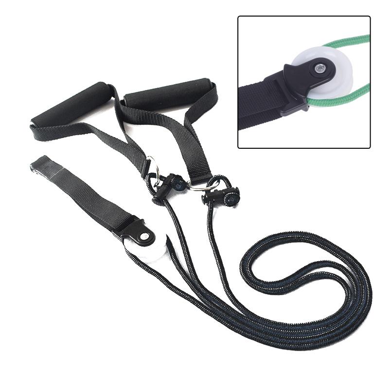 1 Pcs Shoulder Pulley Over The Door Physical Therapy System Exercise Pulley For Physical Therapy Alleviate Shoulder Pain Plastic чёрный