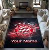Bayern Munich Printed Crystal Velvet Rug Non‑Slip Crystal Velvet Carpet For Sofa Bedroom Indoor Home Decoration