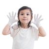 Edenswear Fiber Eczema and Atopic Dermatitis Zinc-Infused Anti-Scratch Gloves Children's (White, Medium)