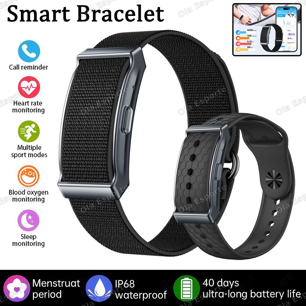 

Smartwatch Multifunctional Screenless Wristband with Body Temperature Health Monitoring Call Alerts Waterproof Sports Bracelet