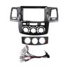 9 Inch Car Frame Fascia Adapter For Toyota Fortuner Hilux Vigo Android Radio Dash Fitting Panel Kit 2005-2015