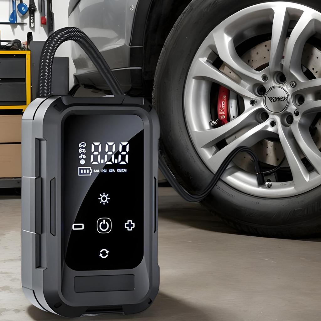Air Compressor Cordless Tire Inflator Auto Shut-Off Pump For Camping Motorcycle Care Garage Home Daily Commuting Long-Distance
