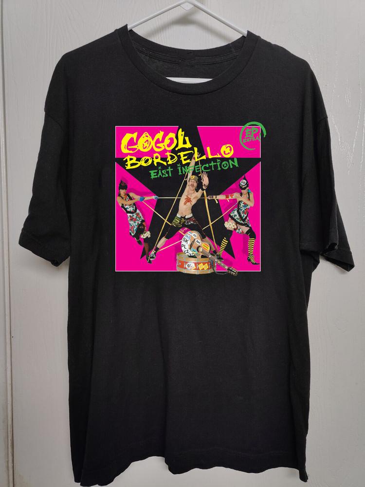 

Rare Gogol Bordello East Infection Black T Shirt All Size S-5Xl OB1119 Unisex T-Shirt XL