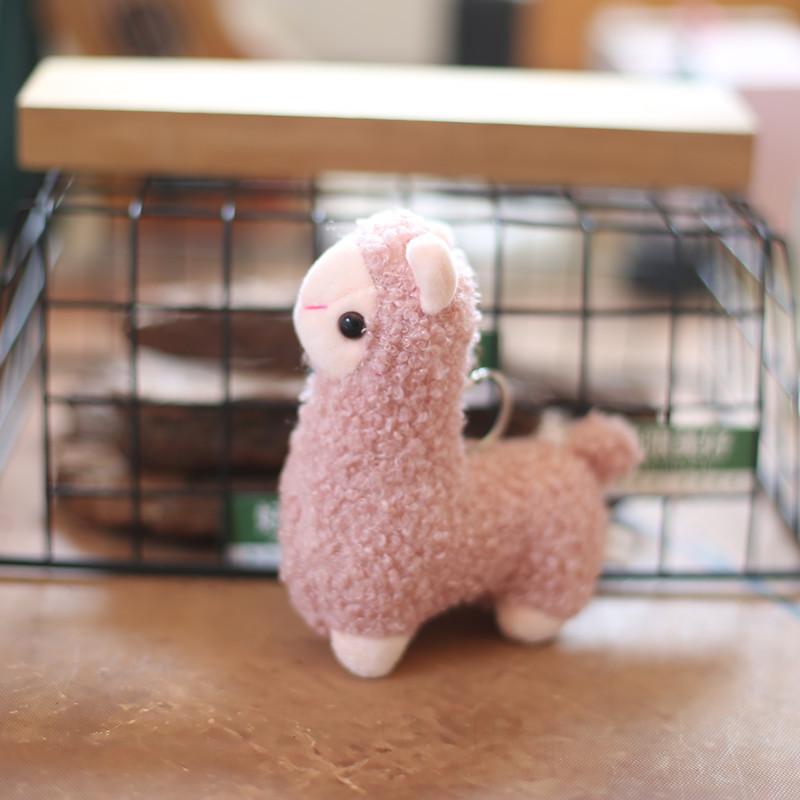 Fluffy And Adorable Alpaca Plush Keychain Ideal For Decorating Bags And Keys