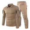 Frog Set Men's Long Sleeved Outdoor Wear Resistant Training Suit