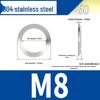 304 Stainless Steel Double-Sided Serrated Lock Washer, Anti-slip Butterfly-shaped, M3-M42