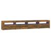 VidaXL TV Stand with LED Lights Entertainment Center Storage Media Unit Living Room Furniture Home 3152767