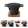 Non-stick Barbecue Grill Detachable Mini Barbecue Stove Safe To Use BBQ Plate  Garden