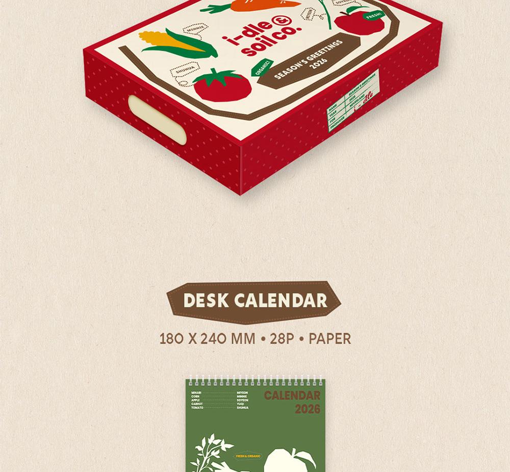 [POB] I-dle 2026 SEASON'S GREETINGS [i-dle & Soil Co.]