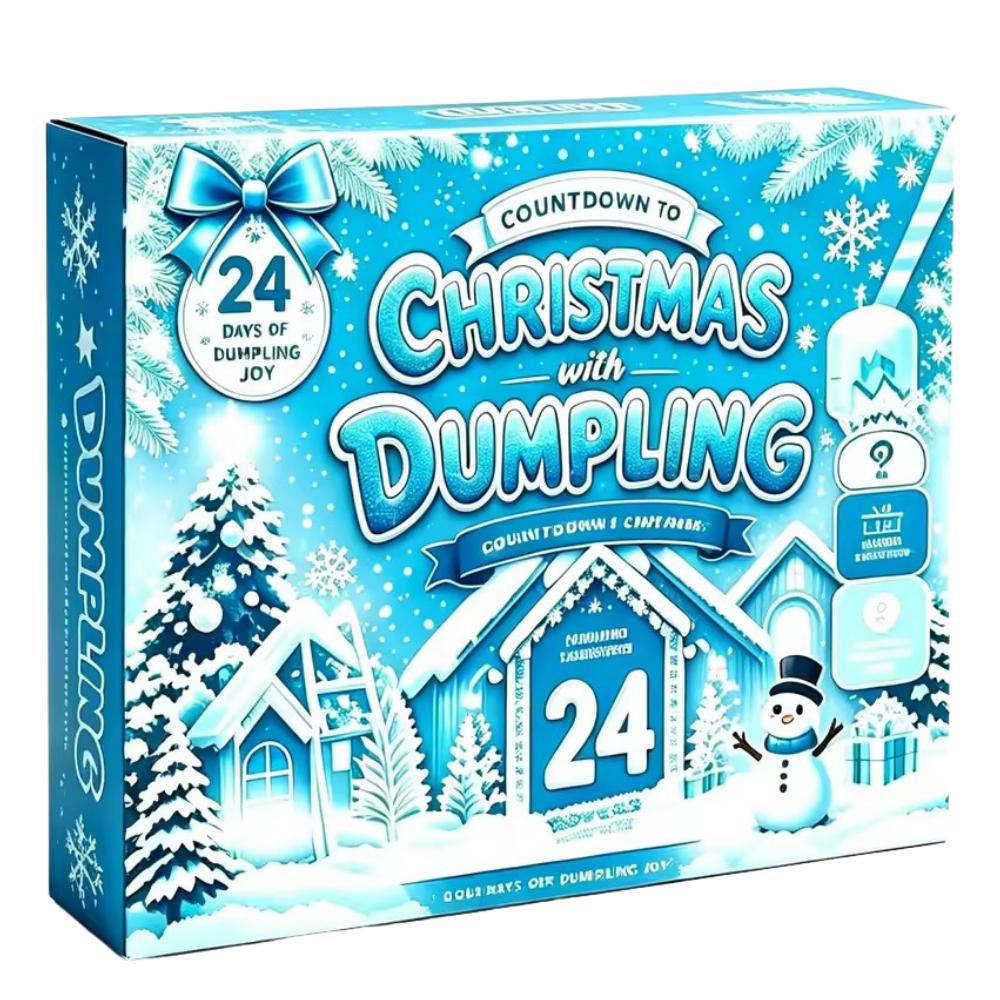 24 STUKS/1 Doos Kerst Adventskalender Mysterie Dumpling Squishy Blind Bag DIY Knijp Sensorisch Fidget Vakantie Verrassing Cadeauset One size fits all