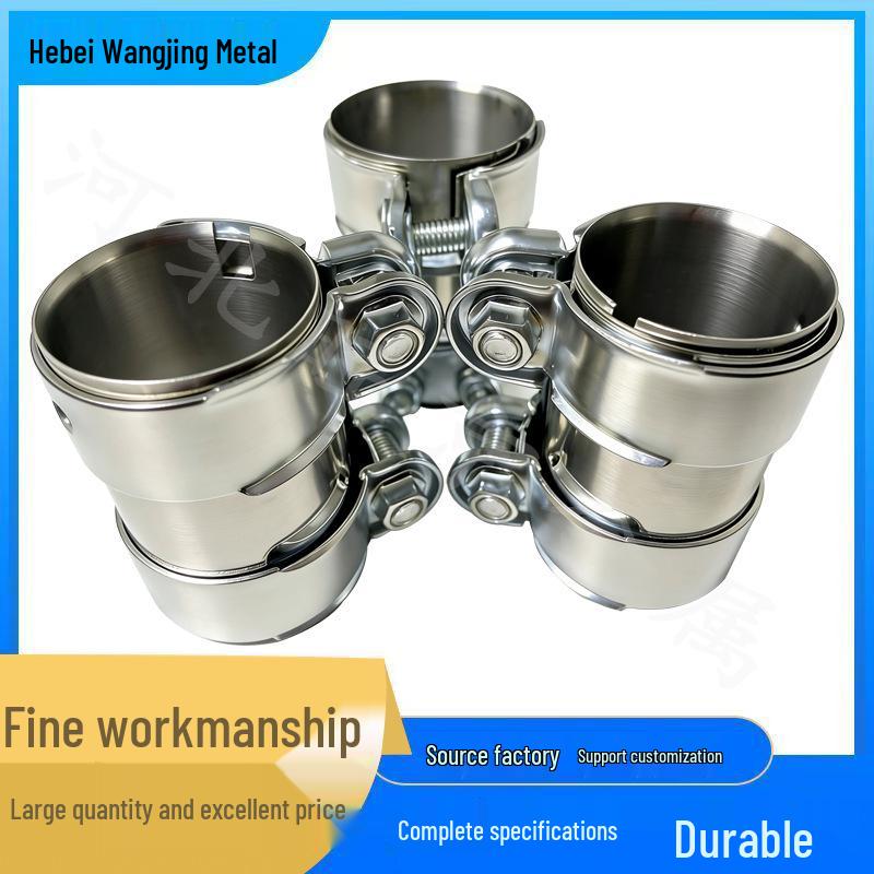 Universal Carbon Steel Exhaust Pipe Joint Connector Clamp