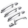 1/2/ Pcs Car Front Left Right Rear Chrome ABS Door Outer Handle Covers For Chevrolet Captiva Sport Aveo Saturn 96468266