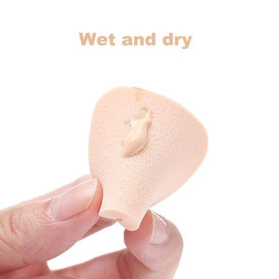 20Pcs/Set Makeup Puff Non-Irritating High Elasticity Cozy Good Ductility Soft Saving Powder Comfortable Cosmetic Puff Dry Use Blender Beauty