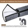 Portable AC Exhaust Hose Insulated Cover - Sun Shade & Dustproof Sleeve