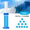 1/2Pcs Flower Toilet Cleaner Gel Syringe Aromatic Drain Toilet Cleaning Detergent Air Freshener Remove Odors Home Bathroom Tools