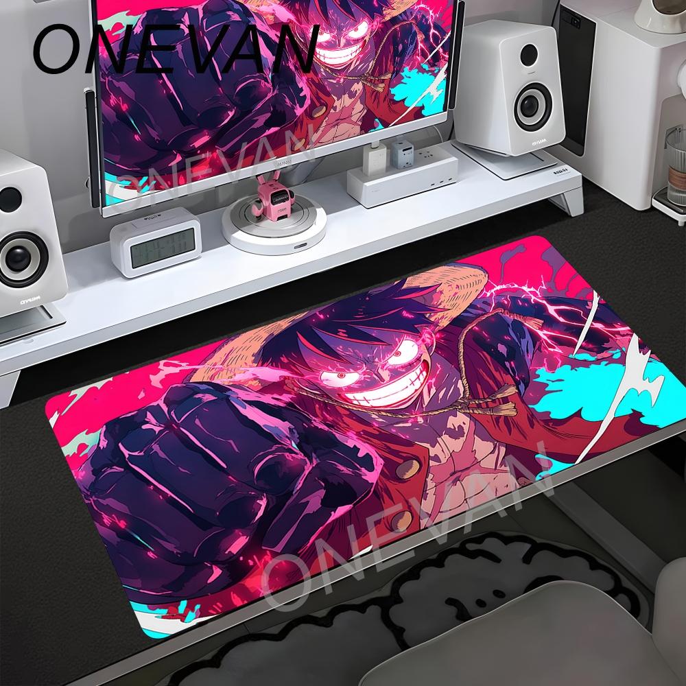 ONE PIECE Luffy Mouse Pad Gaming Desk Mat Waterproonti-Slip Mousepad Large Extended Mousepad Anime Speed Deskmat Xxl
