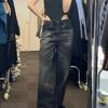 Vintage Black Wide Leg Jeans Women Oversized High Street Korean Fashion Baggy Denim Trousers Grunge Female Hip Hop