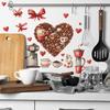 Creative Love Coffee Beans Restaurant Home Background Wall Beautification Wall Stickers
