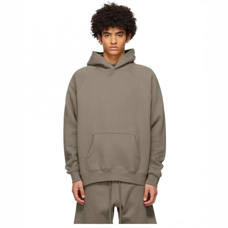 Férfi túlméretezett kapucnis pulóver Streetwear laza fazon pamut keverék pulóver őszi hétköznapi viselet