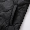 Jachetă de puf ușoară pentru bărbați, cu gât rotund - Caldă, Portabilă, Croială largă, Bluza cu gât în V, Îmbrăcăminte exterioară cu mânecă lungă pentru toamnă și iarnă
