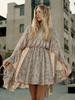 Elegant Spring/Summer Chiffon Dress & Camisole Two-Piece Set