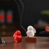 Adorable Bunny Rabbit Incense Holder Ceramic Cute Animal Decor for Home Aromatherapy Desk Zen Meditation Gift