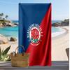Telo Mare con Stampa Calcio Blackburn Rovers, Telo Grande Morbido Asciugatura Rapida per Spiaggia Campeggio Nuoto