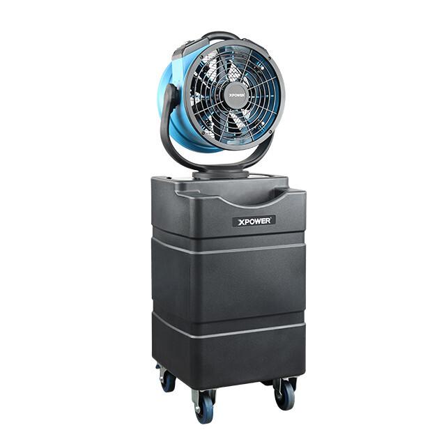 XPOWER FM-88WK Durable Water Pump & Tank Air Circulator Long-Lasting Mist Fan Multi-purpose Oscillating Misting Fan with Built-In Water Pump