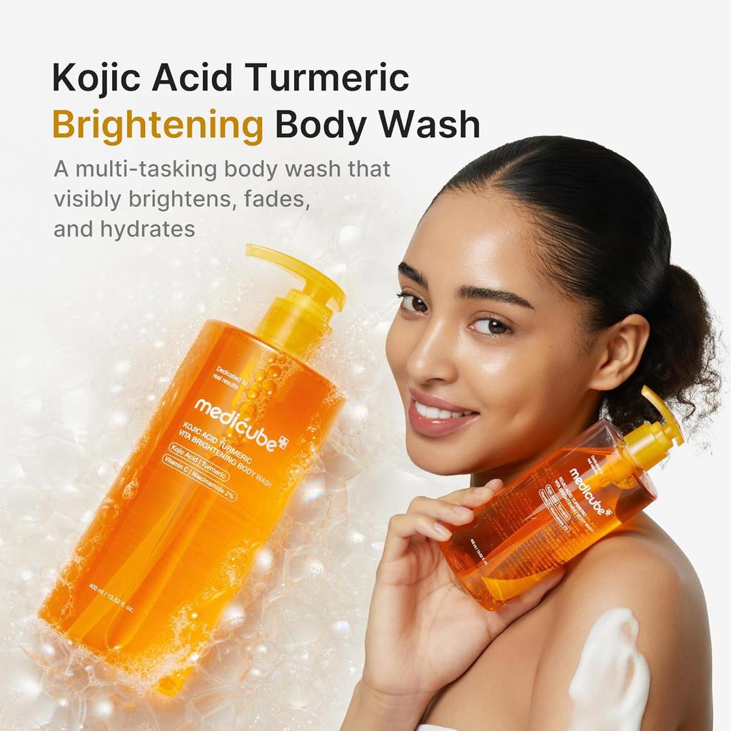 Medicube Gel de Baño Iluminador Kojic Acid Turmeric Vita 400ml