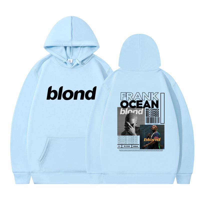 2024 Außenhandel Neu Blond Grenzüberschreitend Herbst/Winter Neu Fleece Lässig Kapuzenkragen Unisex Kapuzenpullover
