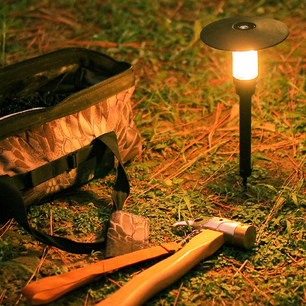 Lightweight Aluminum Alloy Light Holder Detachable Lamp Stand Outdoor Portable Lamp Holder with Tripod Multifunctional