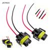2 Pcs Car Headlight H8 H9 H11 Wire Connector Cable Plug Adapter Wiring Harness Small Line Fit For Fog Lamp Bulb Socket 12V