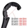 1Pc PVC PE Tube Tap Water Splitter 20/25/32/40/50mm Plastic Quick Valve Joint Agriculture Irrigation Water Pipe Fittings Black