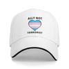 Transgender Pride LGBTQ Baseball Caps Casual Trans not Threat Sandwich Hats Unisex Polyester Caps Hat Outdoor