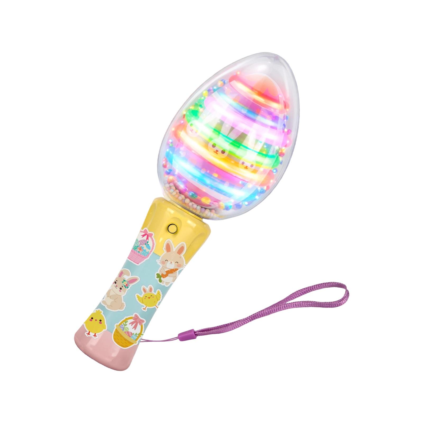 

Easter Egg - Personalized Egg-Shaped Toy With Light-Up Tip, Battery-Powered Flashing LED Glow Stick For Egg Hunts & Costumes One Size