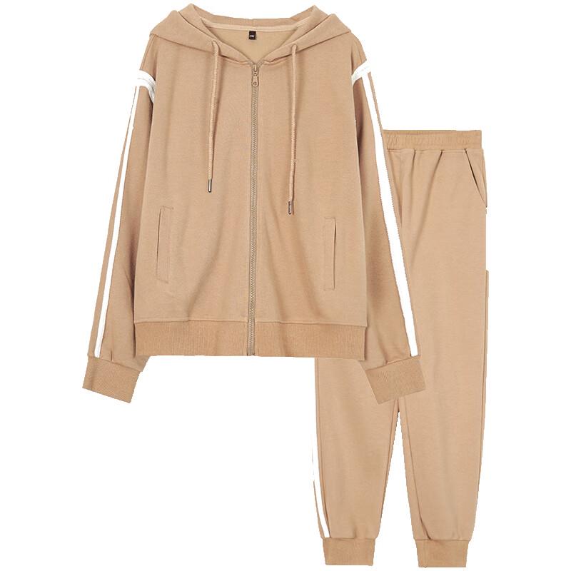 XUEXI Women's 2025 Autumn Hooded Sportswear Set